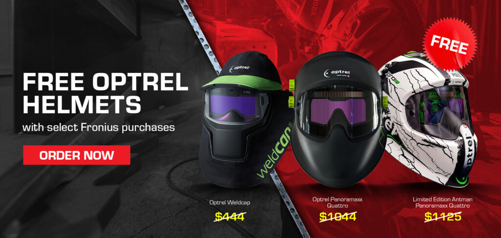 Free Optrel Helmet with Select Fronius Purchases